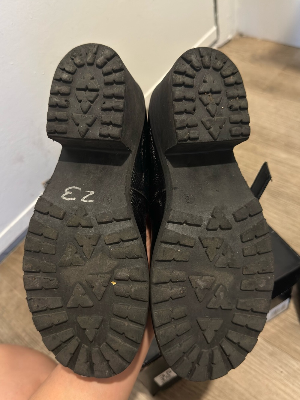 Black Mary Jane Flats - Picture 3 of 3